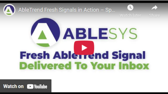 AbleTrend Fresh Sweet Spot Signals